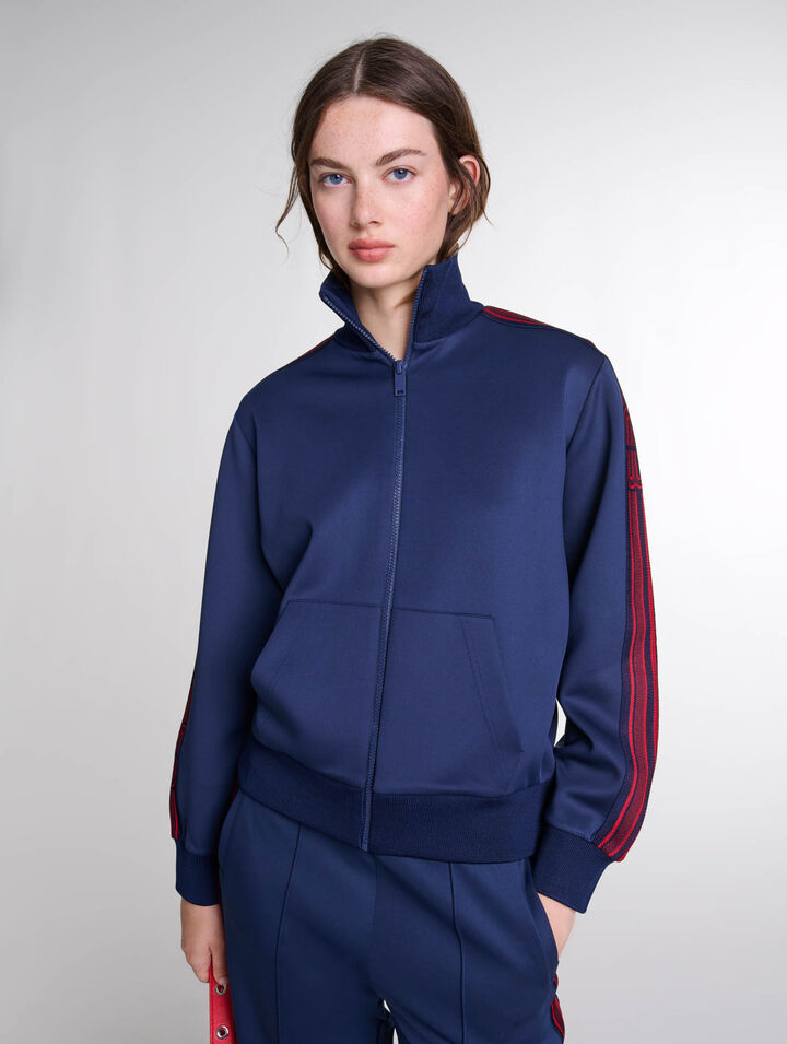 Sweatshirt mit Reißverschluss