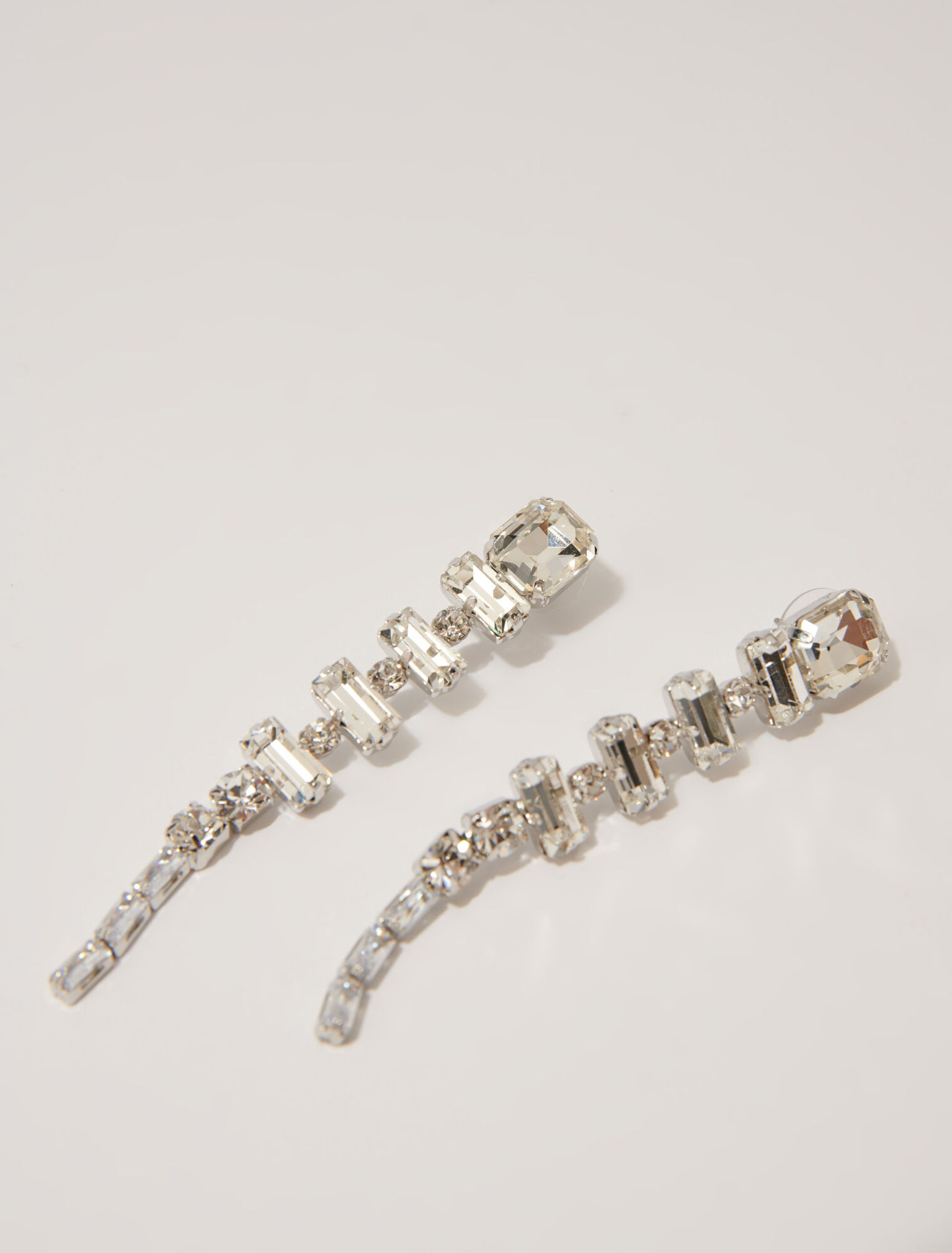 Strass-Ohrringe in Wasserfall-Optik