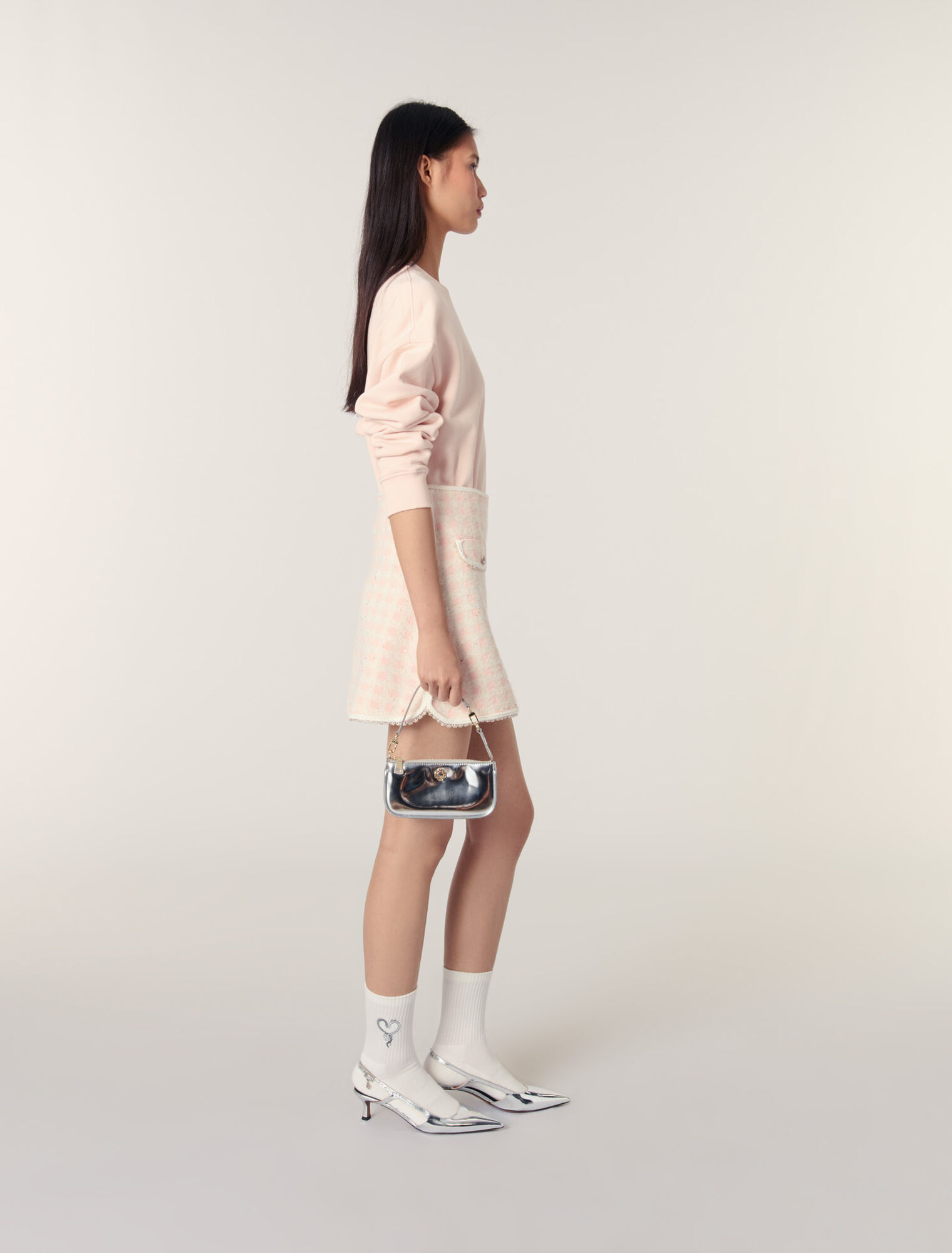 Sweatshirt mit Stickerei