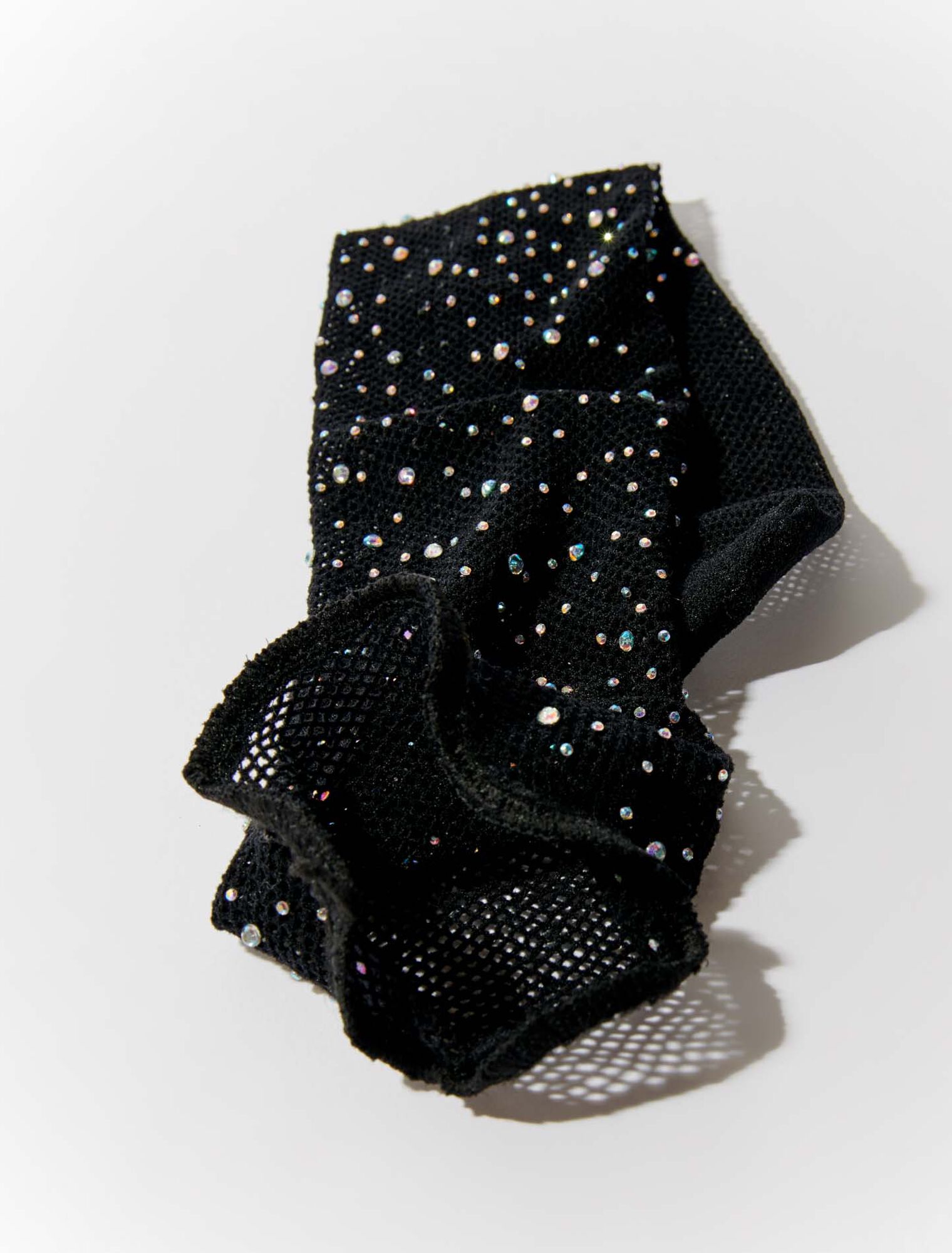 Netzstrümpfe mit Strass