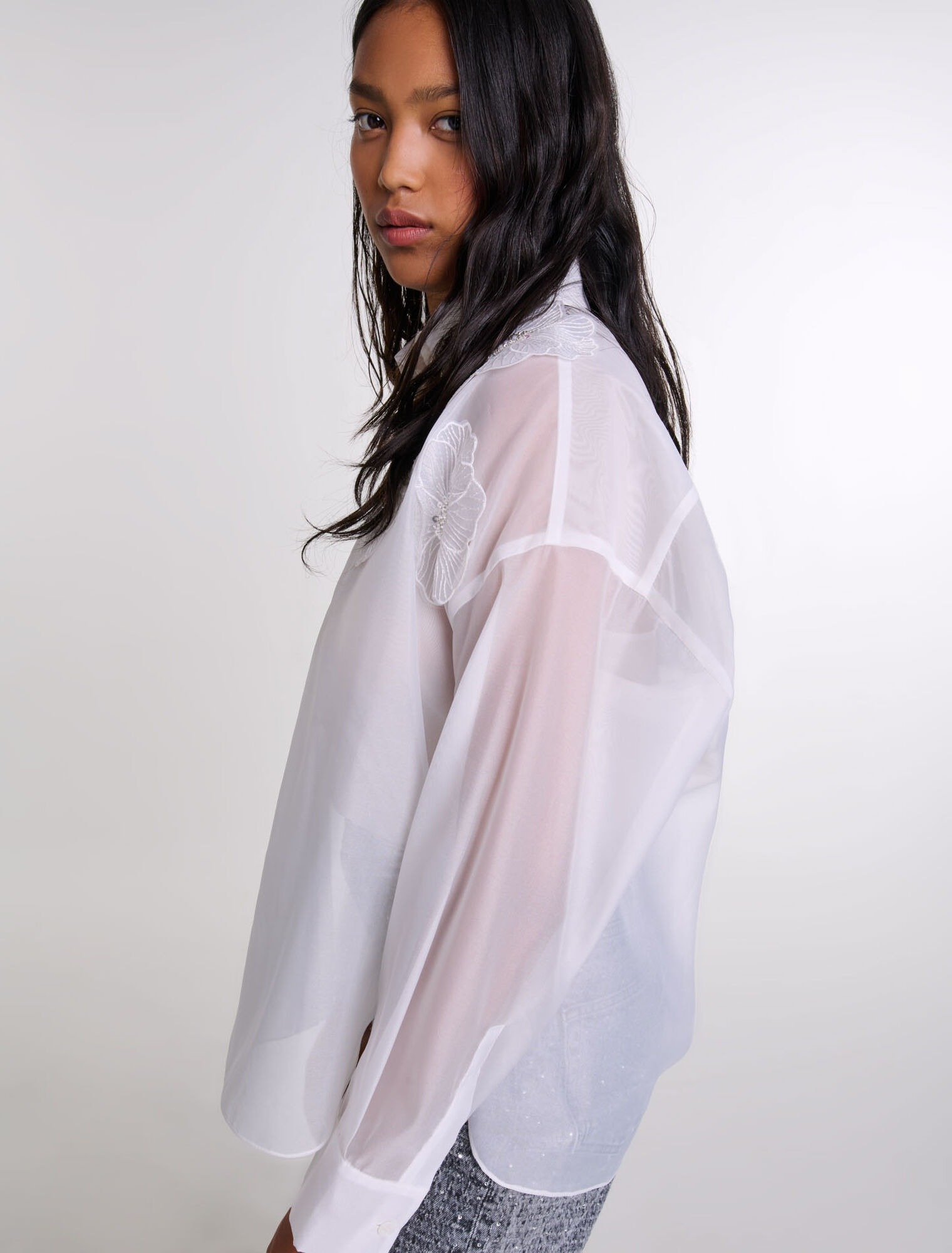 Hemd aus Organza