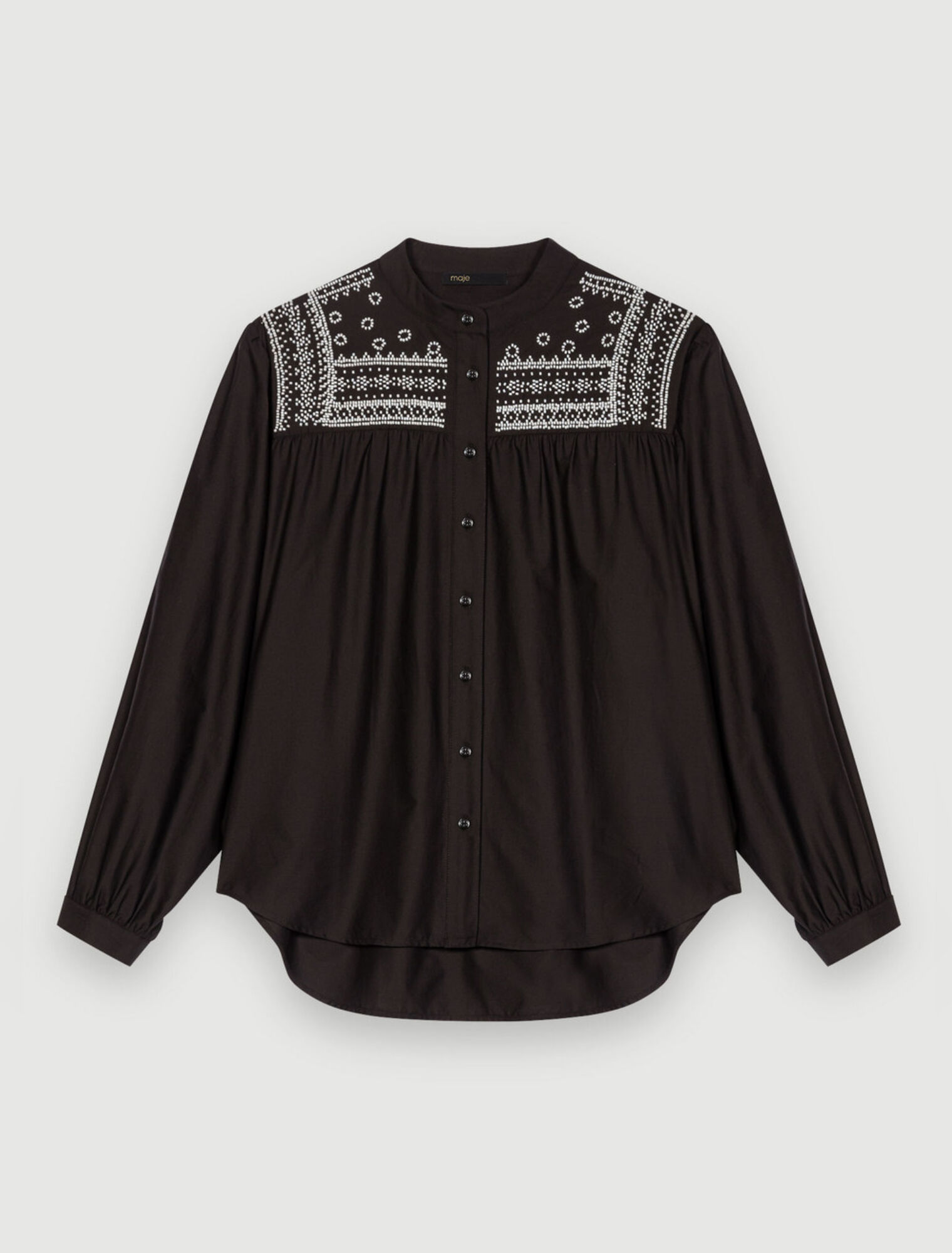 Hemd mit gestickten Details