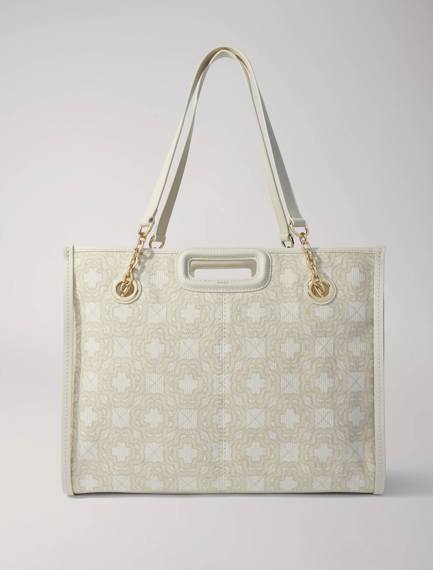 Canvas-Tragetasche mit Clover-Print
