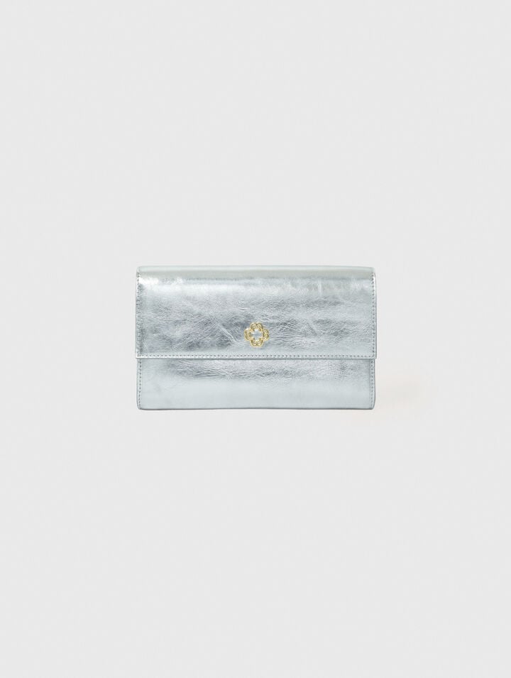 Brieftasche in Metallic-Optik
