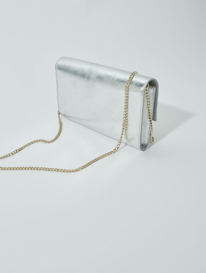 Brieftasche in Metallic-Optik