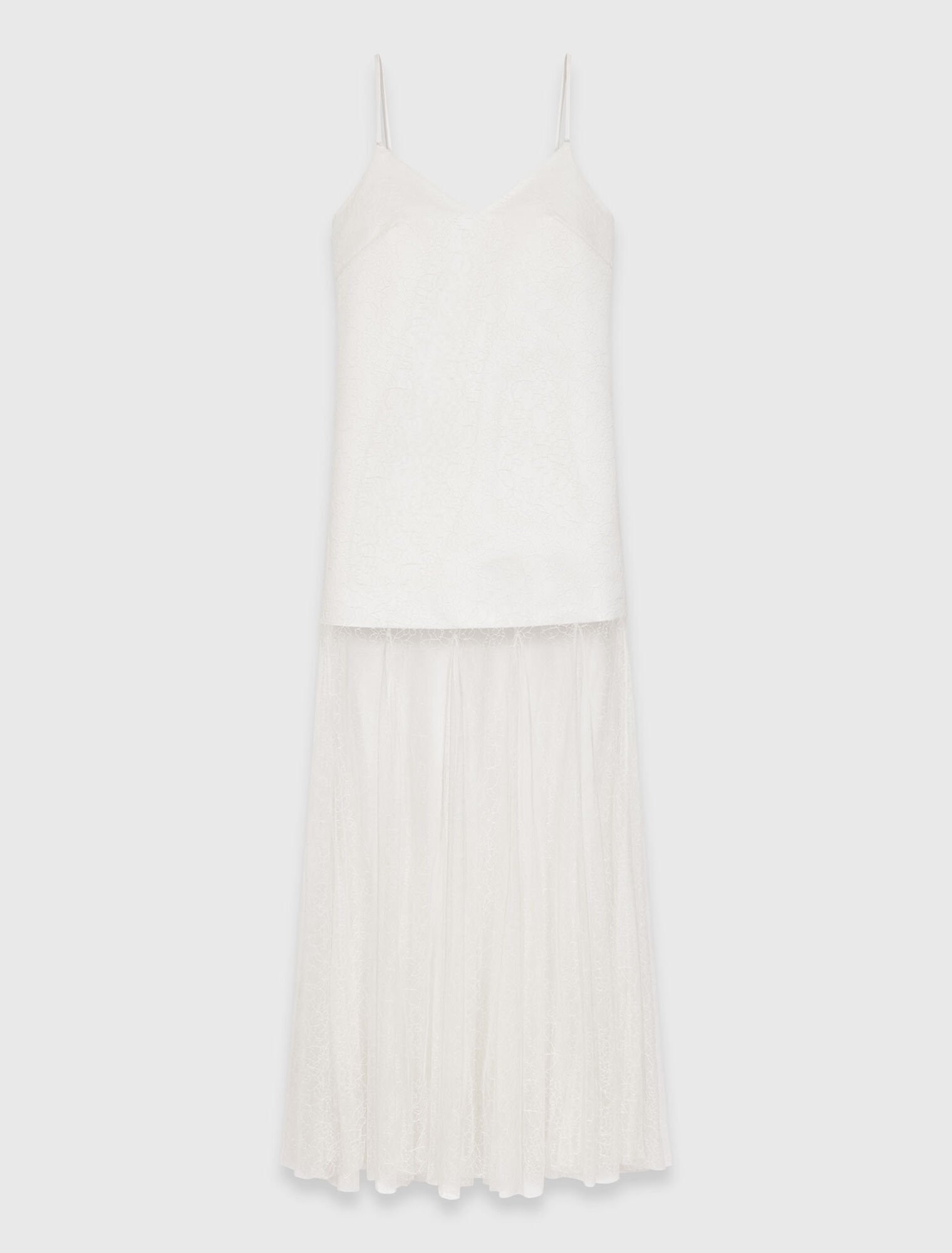 Taftkleid mit Spitze