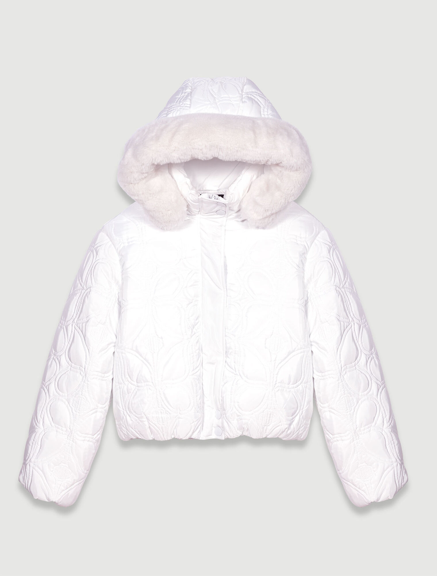 Kurze wattierte Jacke