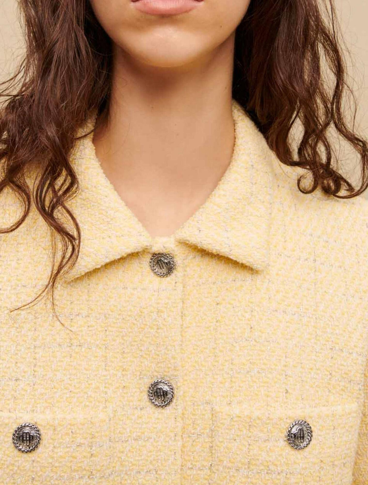 Kurze Kostümjacke aus Tweed