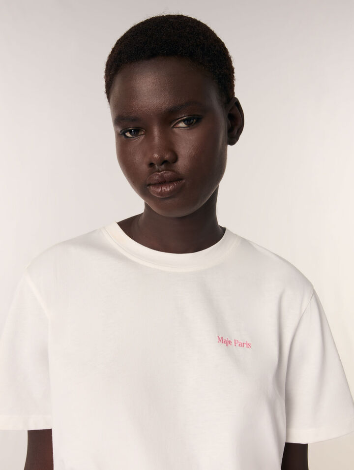 T-Shirt mit Druckmuster