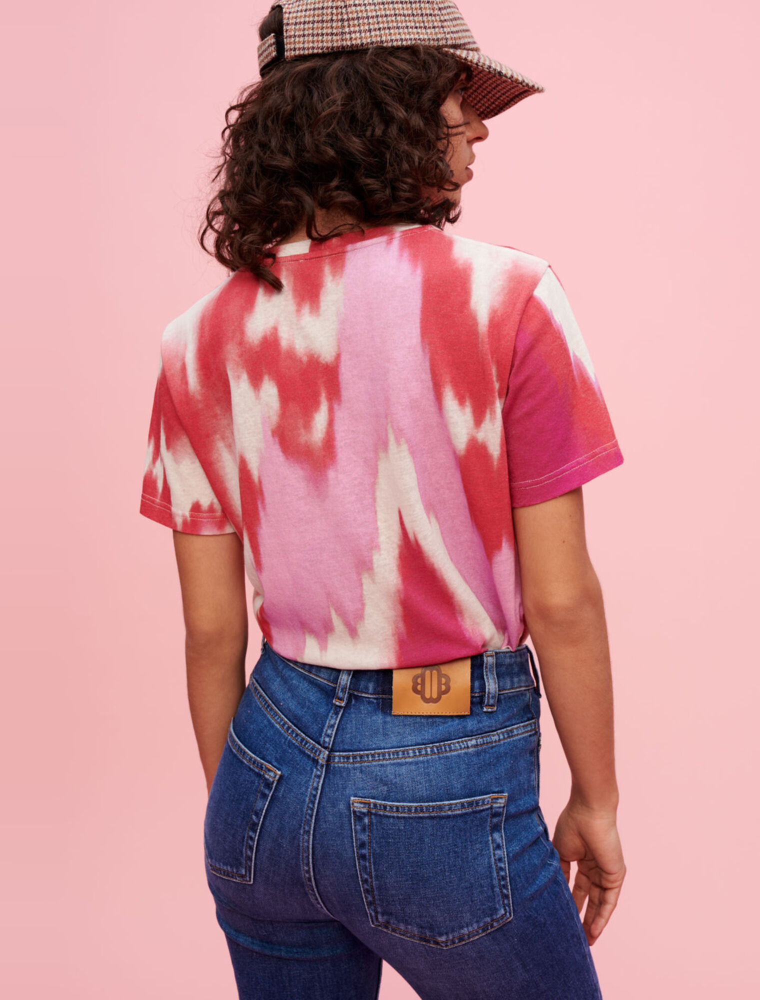 Tie and Dye T-Shirt fuchsia