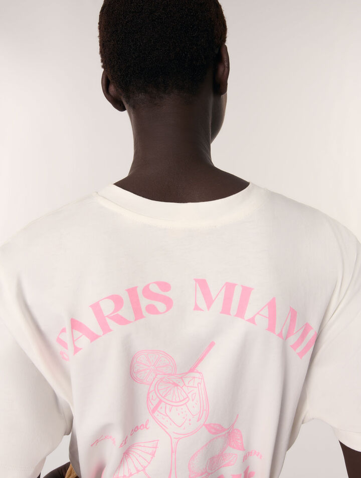 T-Shirt mit Druckmuster