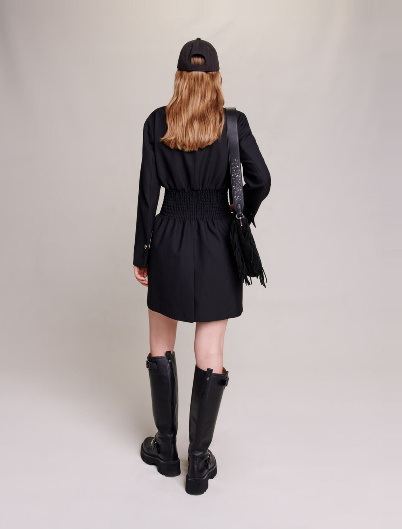 Kurzes gesmoktes Kleid