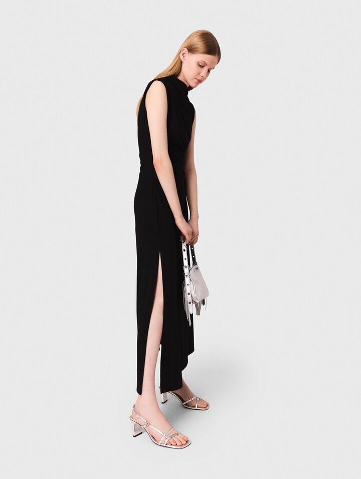 Maxikleid mit Cut-out-Taille