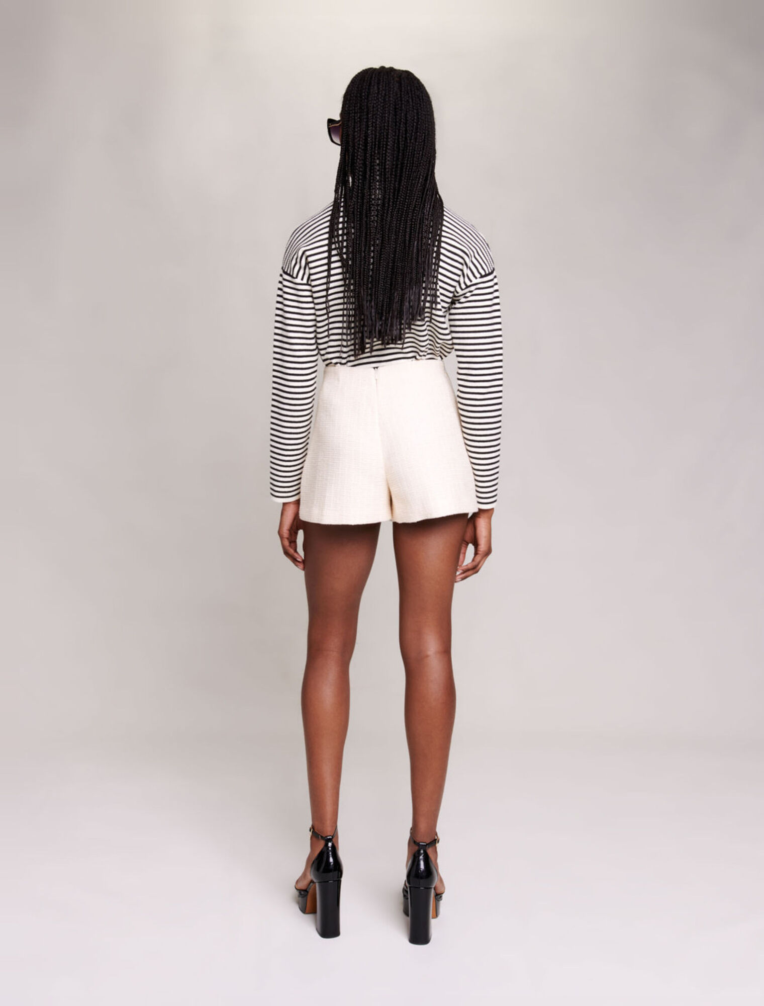 Ausgestellte Tweed-Short