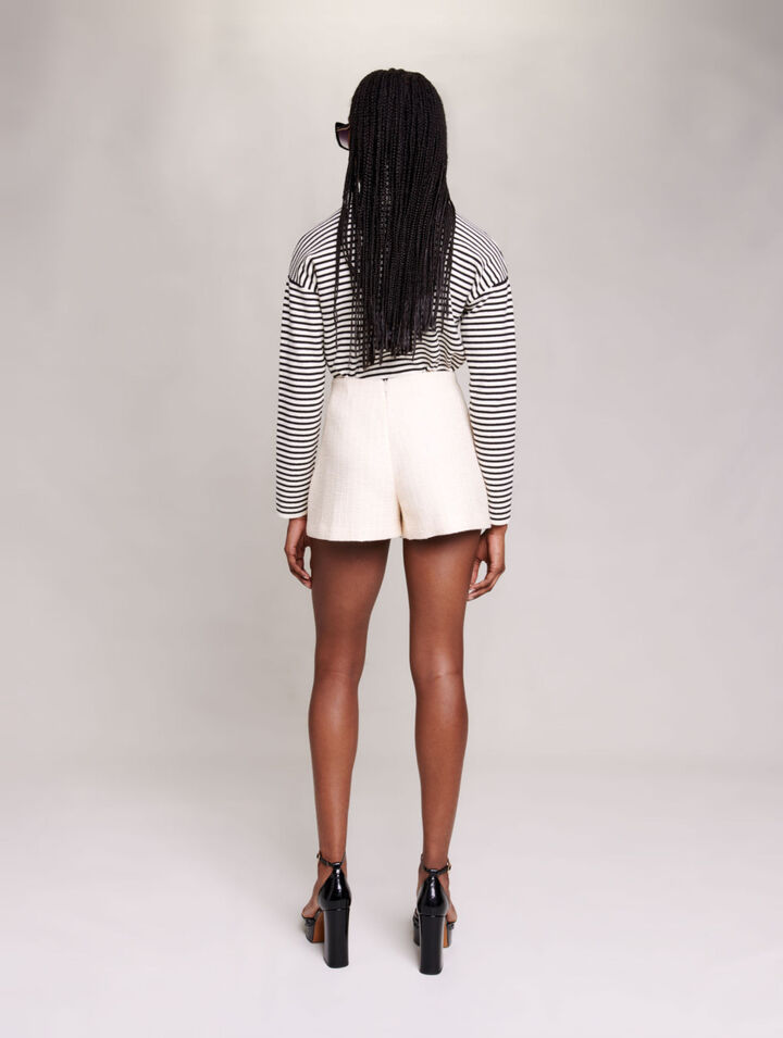Ausgestellte Tweed-Short
