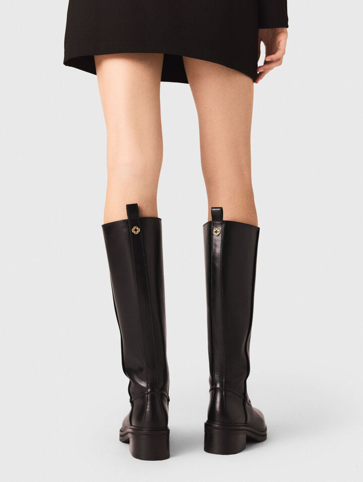 Lederstiefel