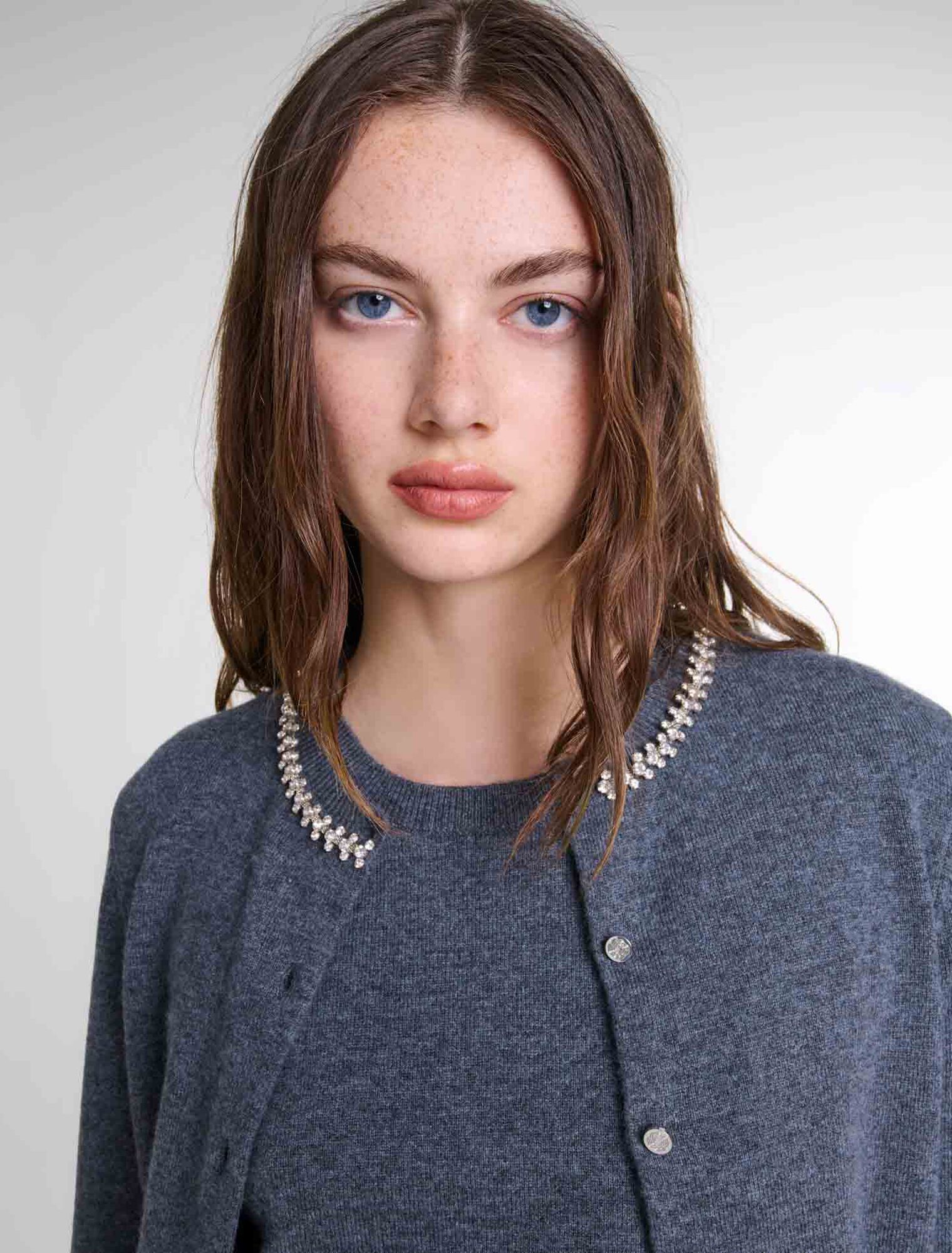 2-in-1 Cardigan aus Kaschmir