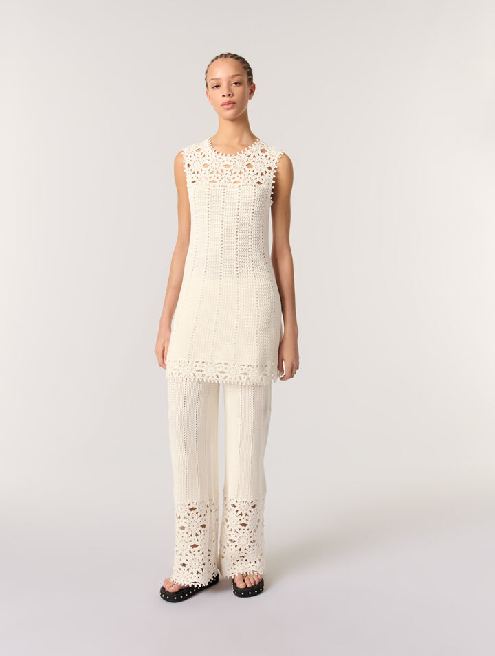 Kurzes Häkelkleid