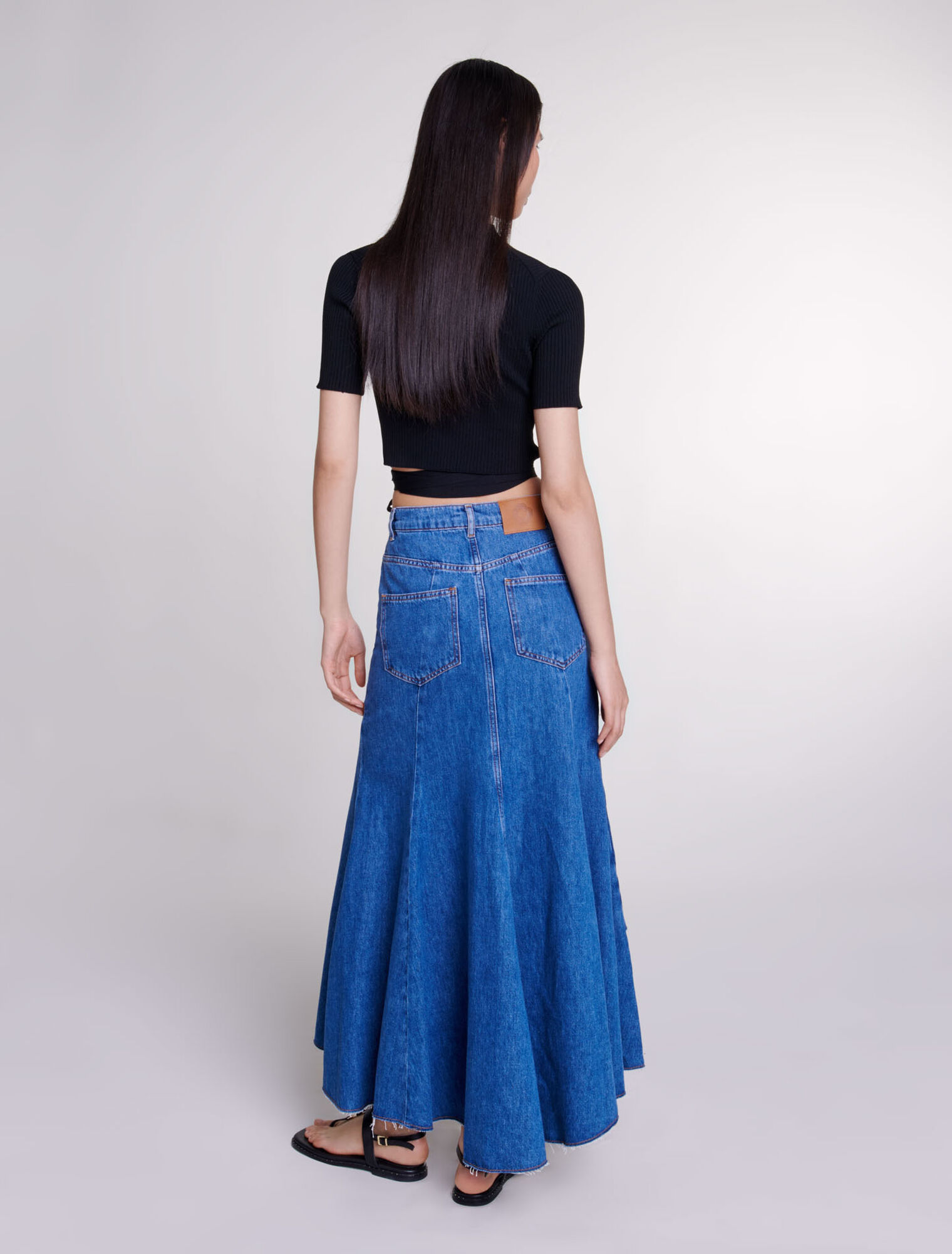 Überkreuztes Crop Top