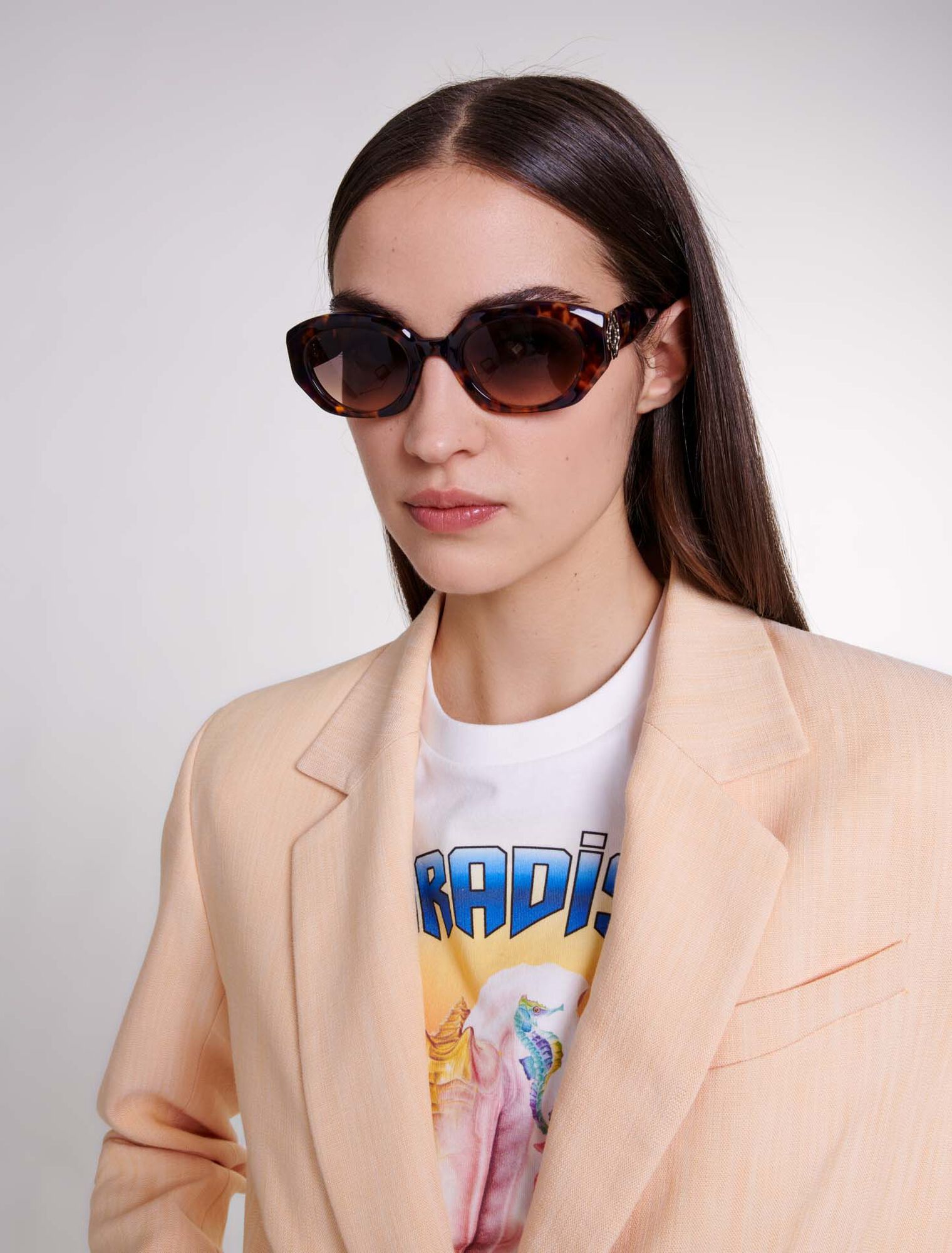 Runde Sonnenbrille aus Acetat