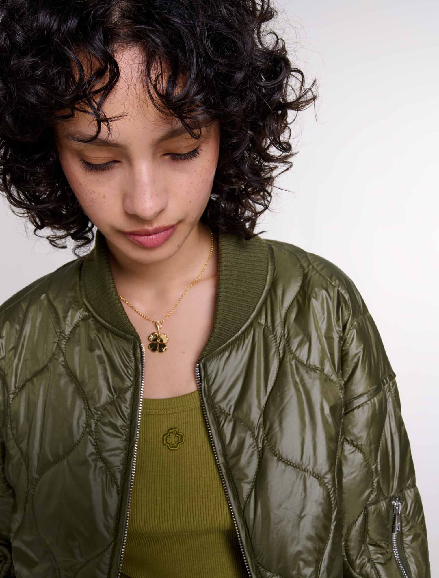 Kurze Steppjacke