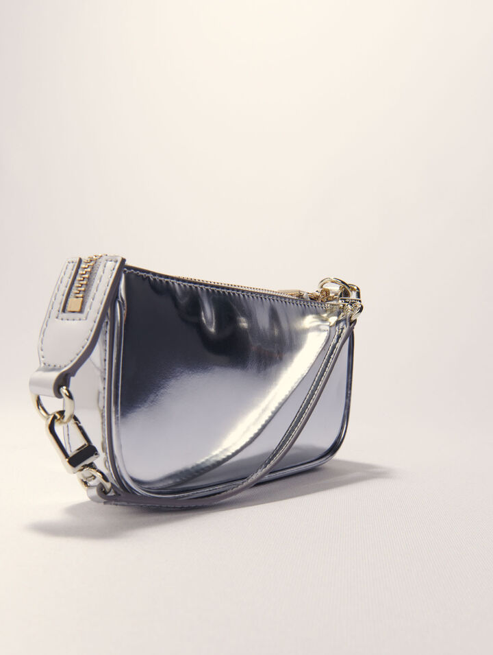 Sarah Pouch Leder in Spiegel-Optik