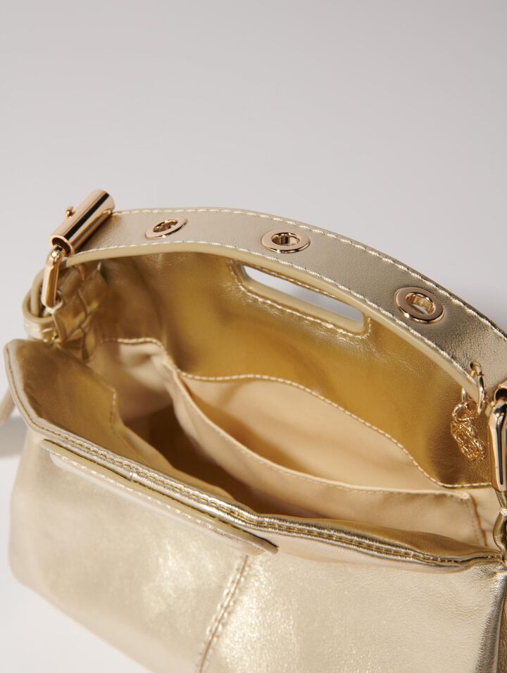 Tasche Miss M Mini, Metallic-Leder
