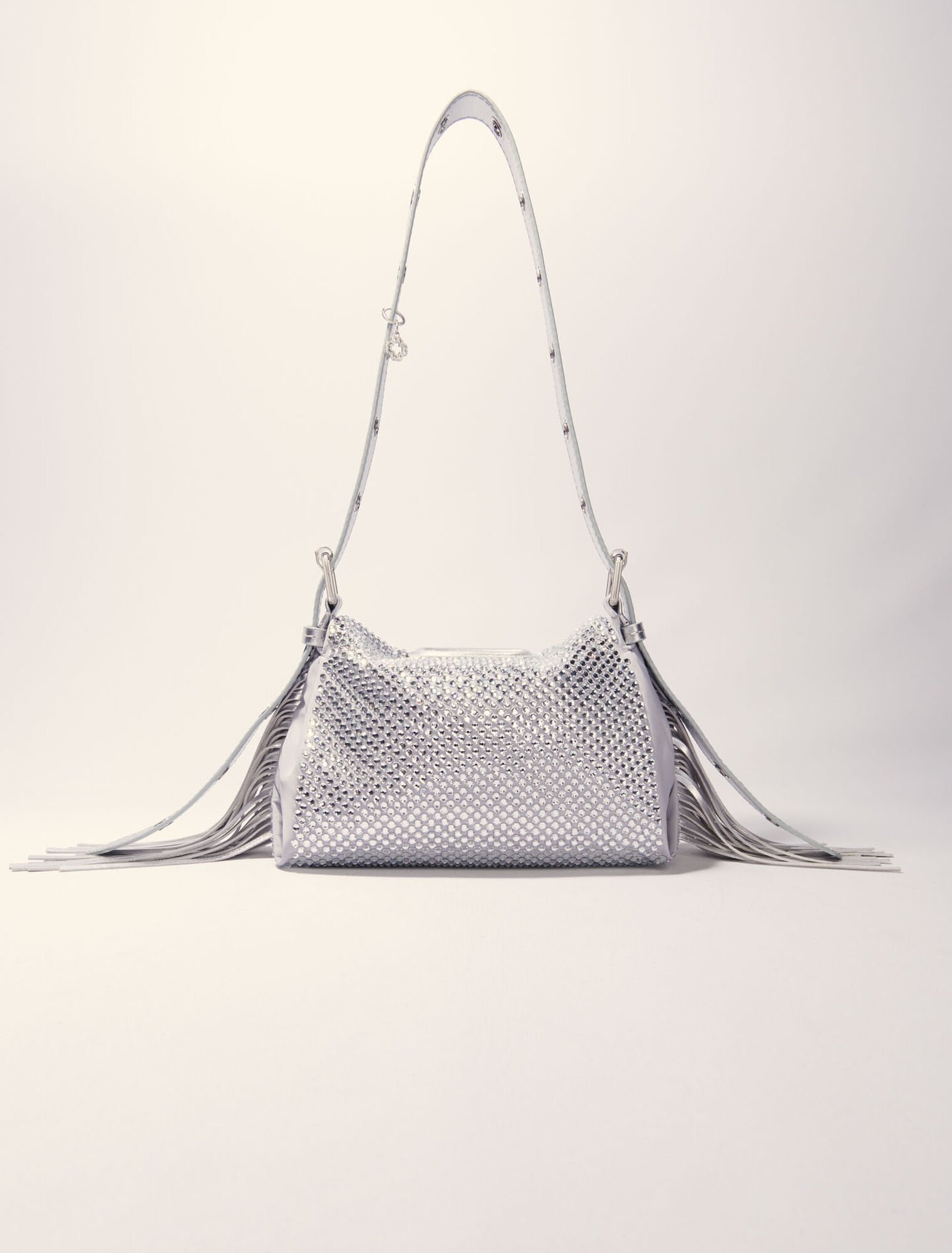 Tasche Miss M Mini Metall, Strass