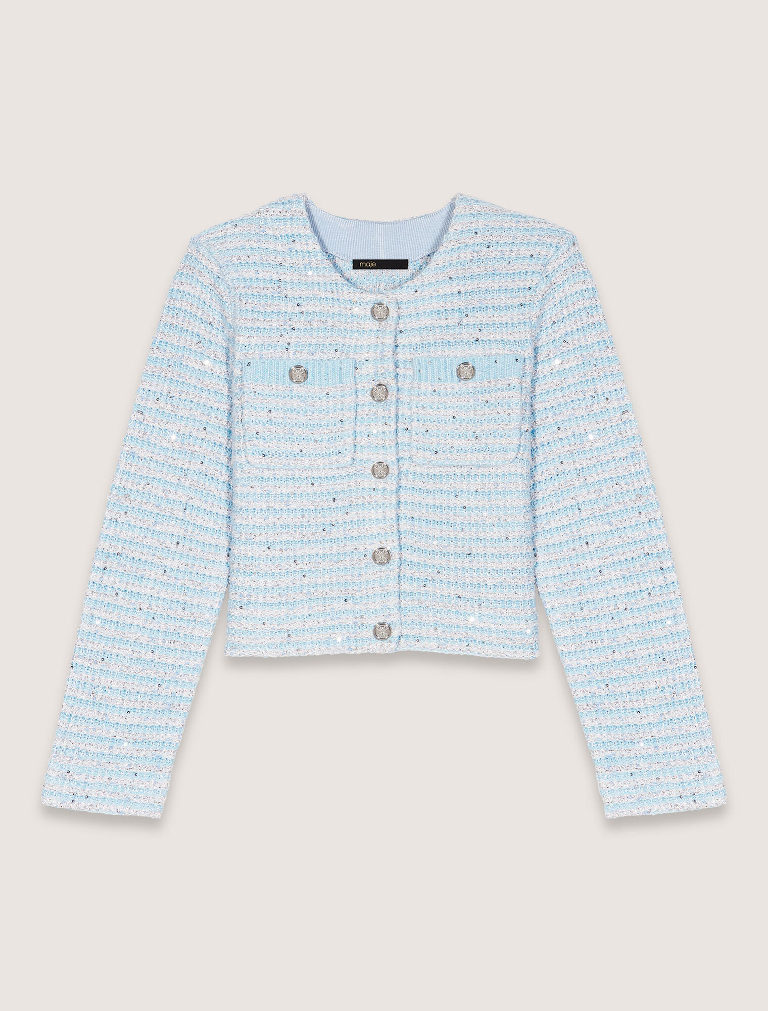 Cardigan mit Pailletten