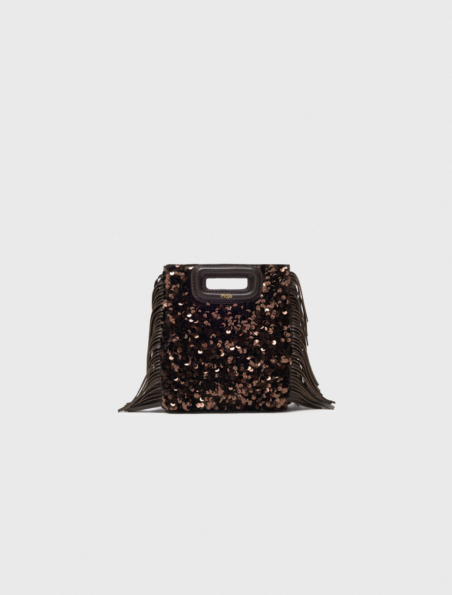 Tasche M Mini mit Pailletten