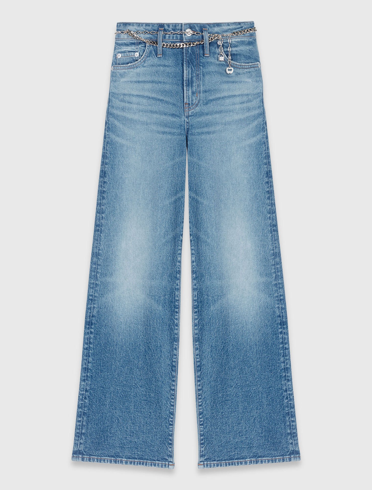Jeans mit Ketteng&uuml;rtel