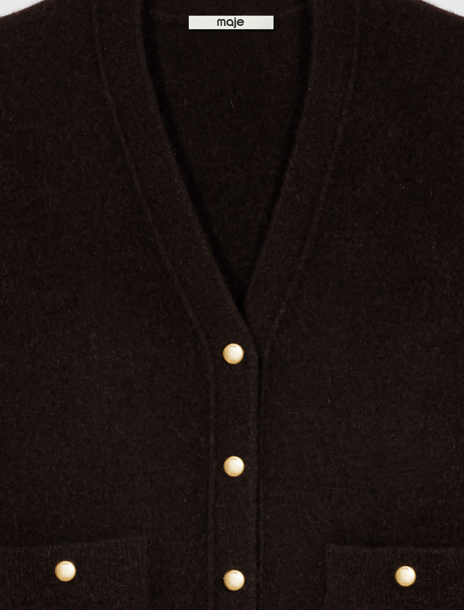Langer Cardigan aus Yak