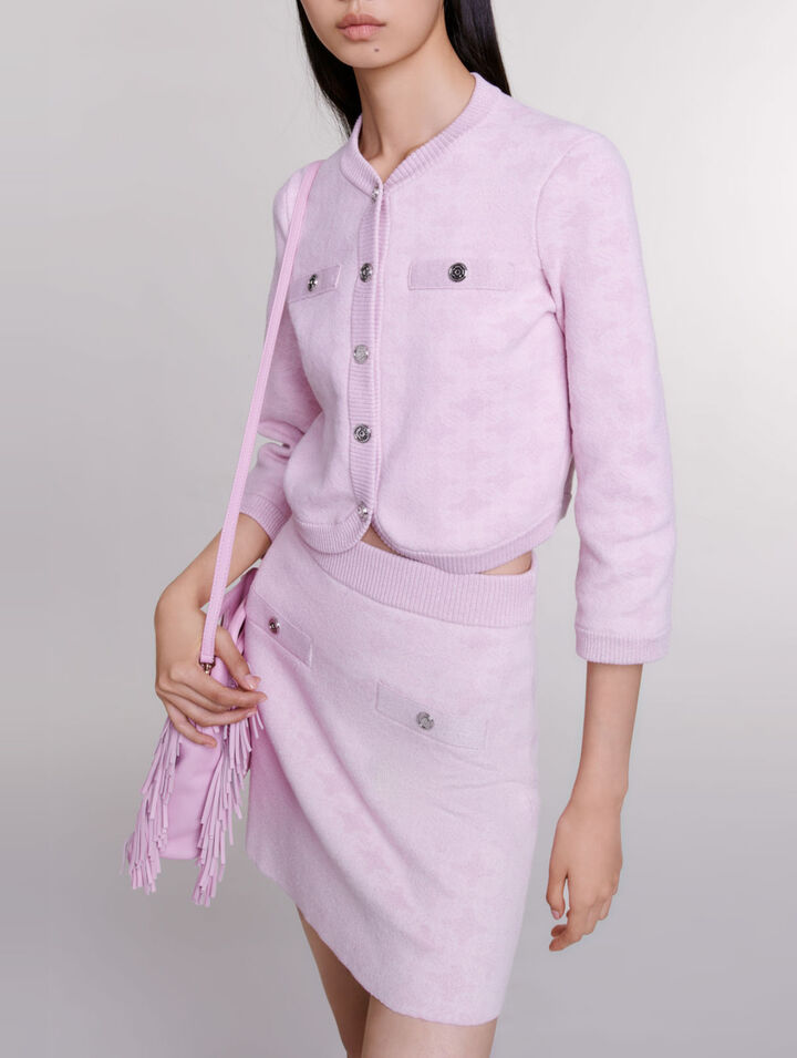 Rock aus Strickjacquard