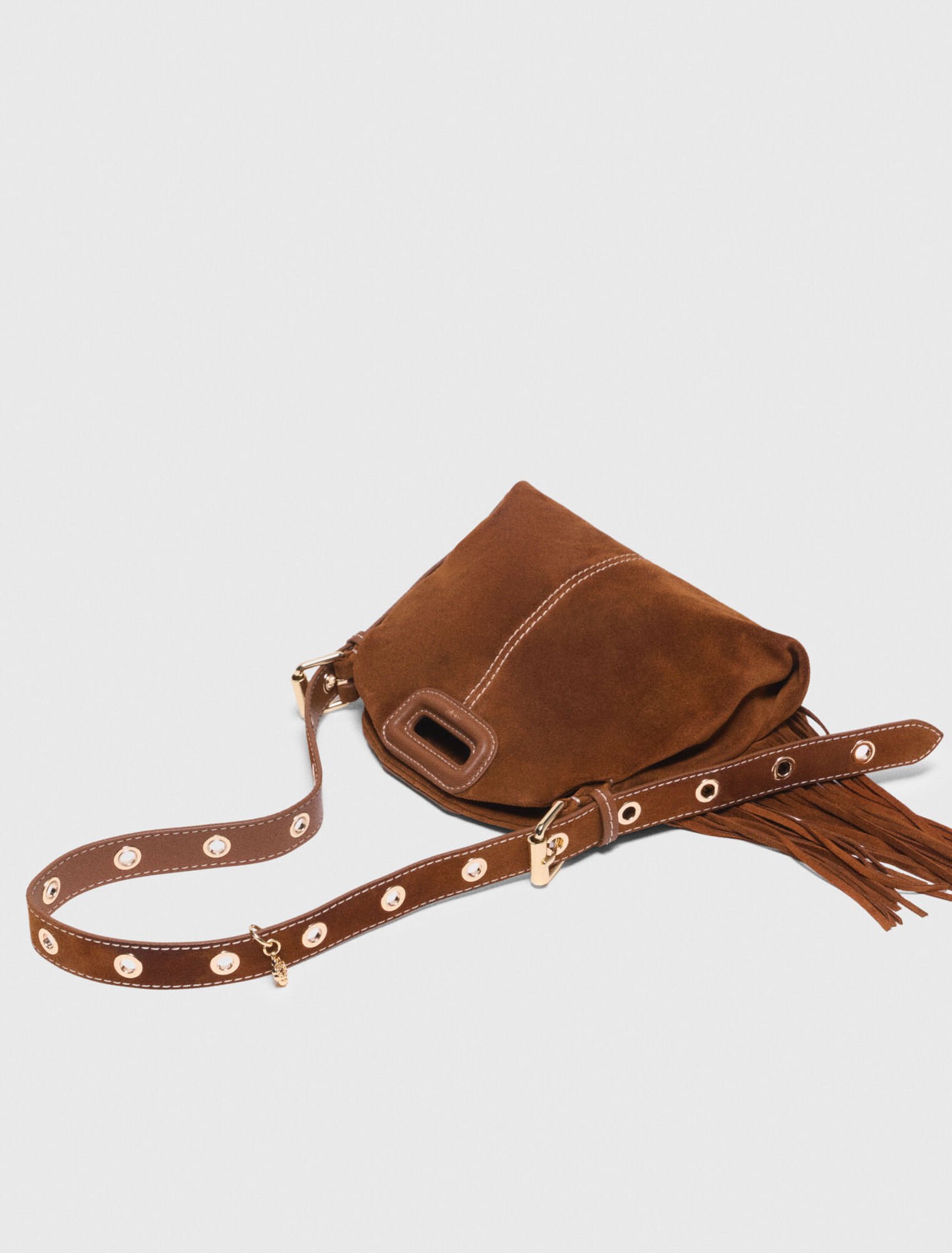 Tasche Miss M Mini, Stepp-Wildleder