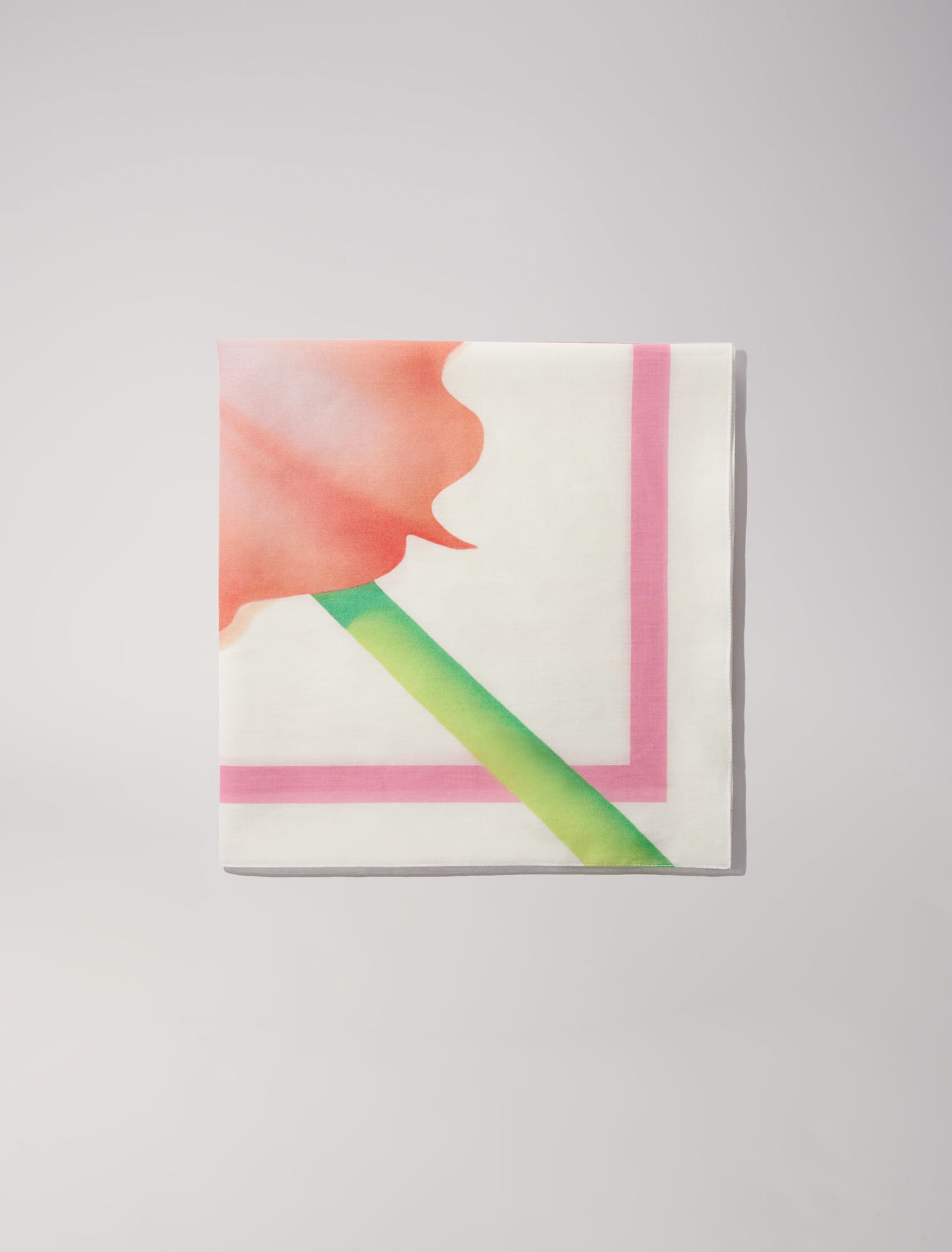 Pareo aus Baumwolle mit Blumenprint