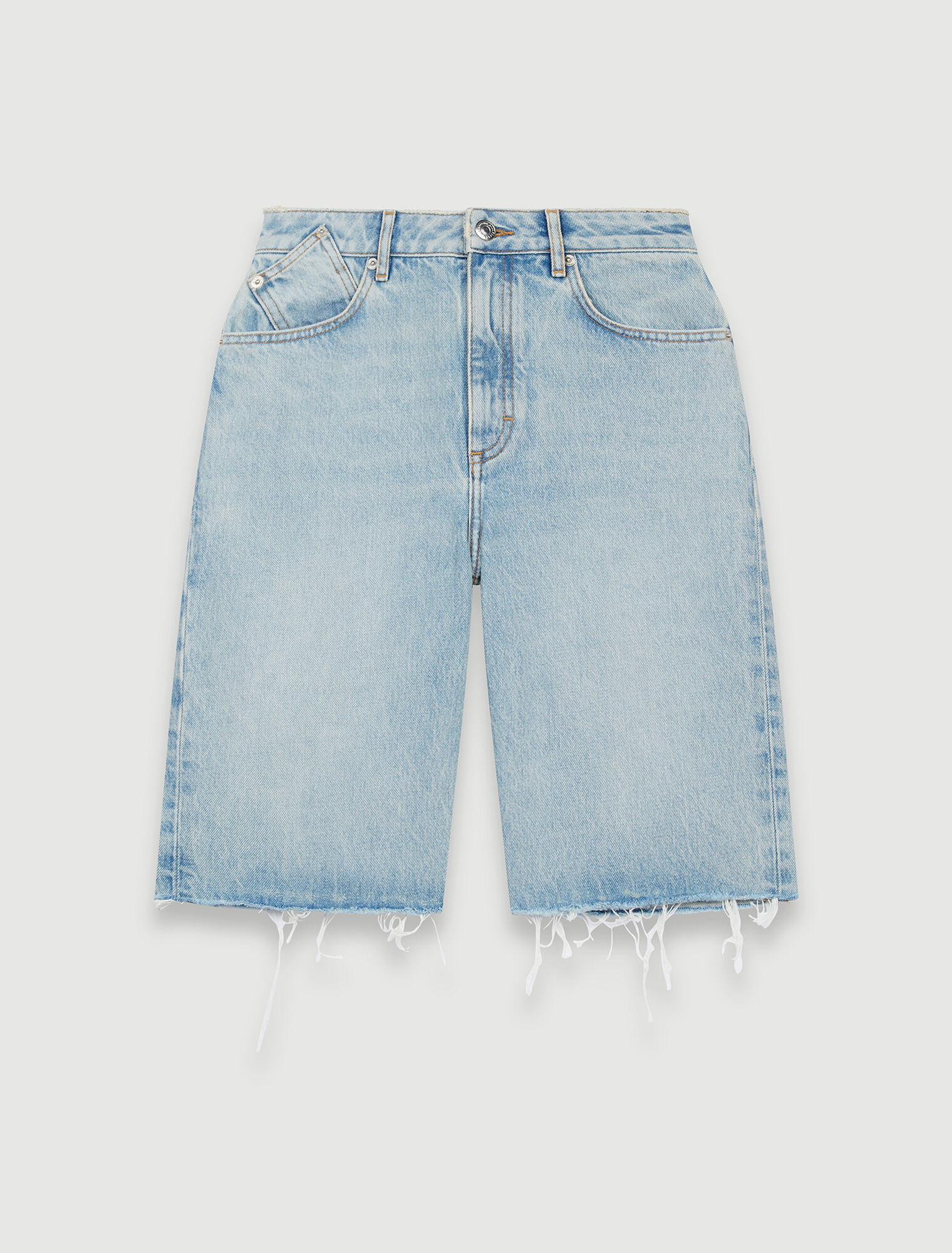 Gerade geschnittene Bermuda-Shorts