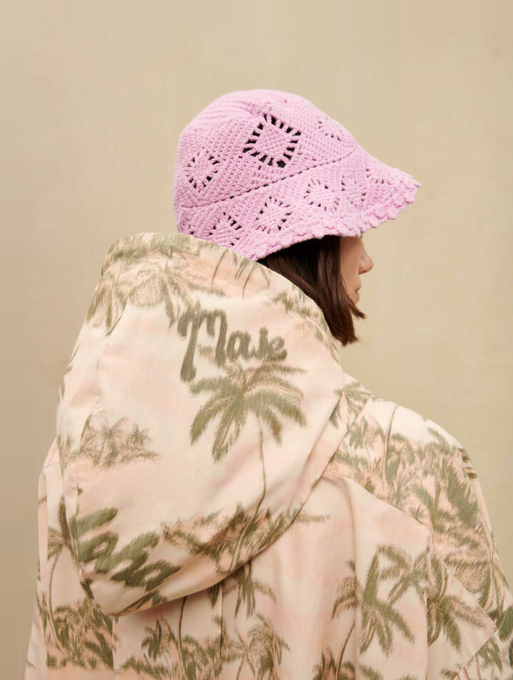 Jacke mit Palmenmuster