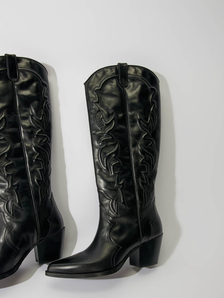 Western-Lederstiefel