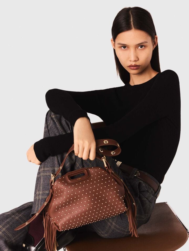 Tasche Miss M Mini, Leder Nieten