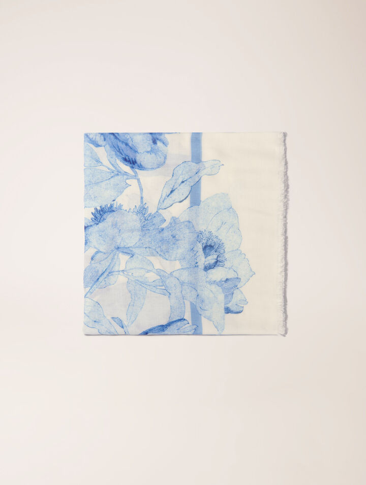 Schal 140x140 zum Thema „Aquarell“