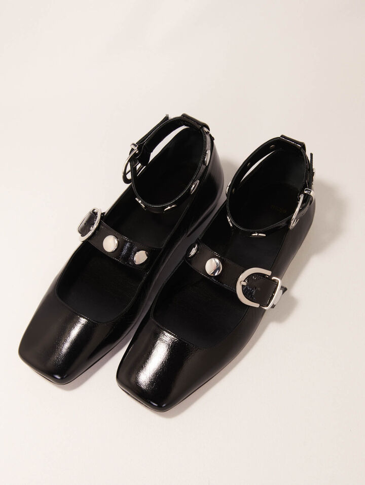 Babies aus Leder mit Studs
