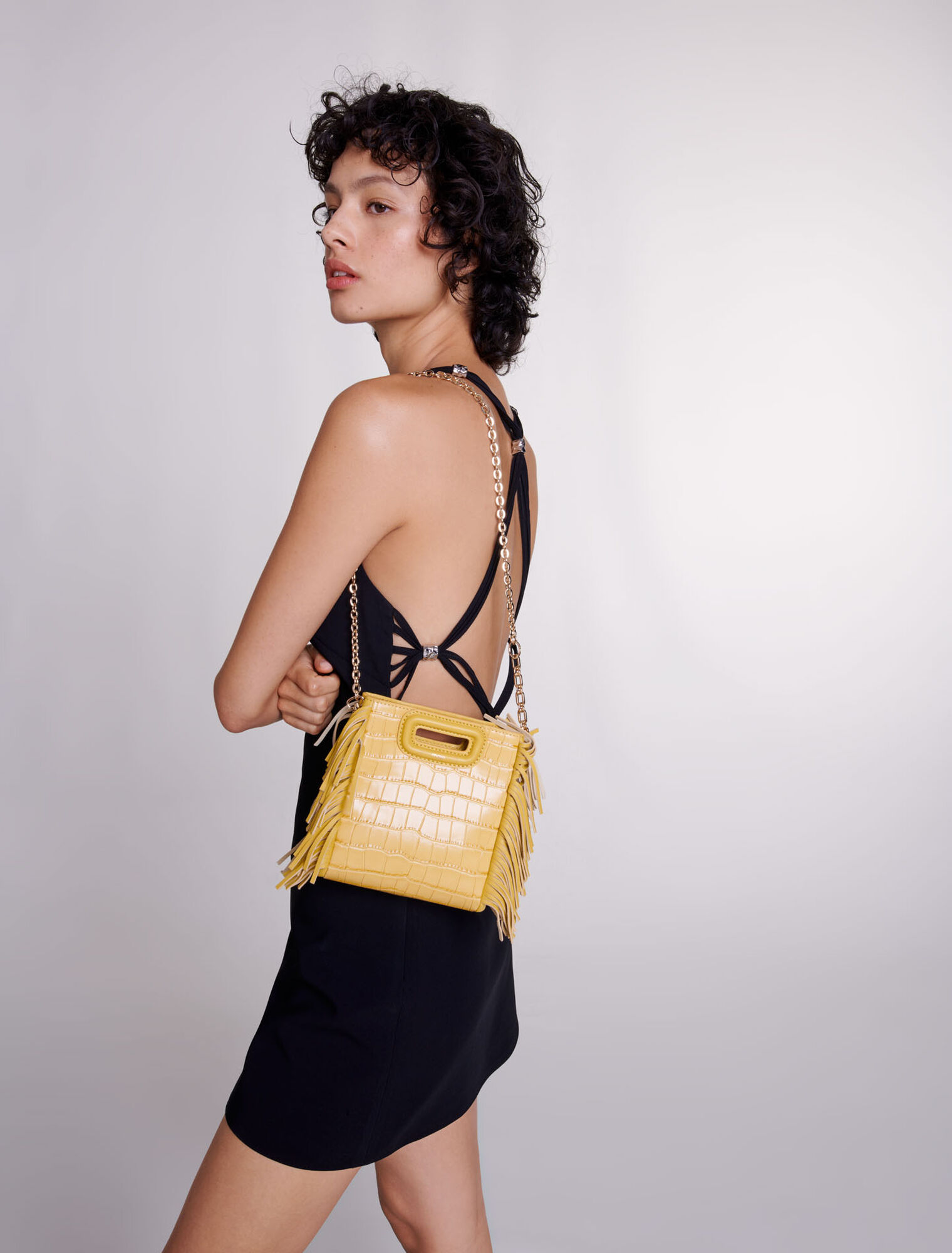 M Mini-Tasche aus Krokodilleder