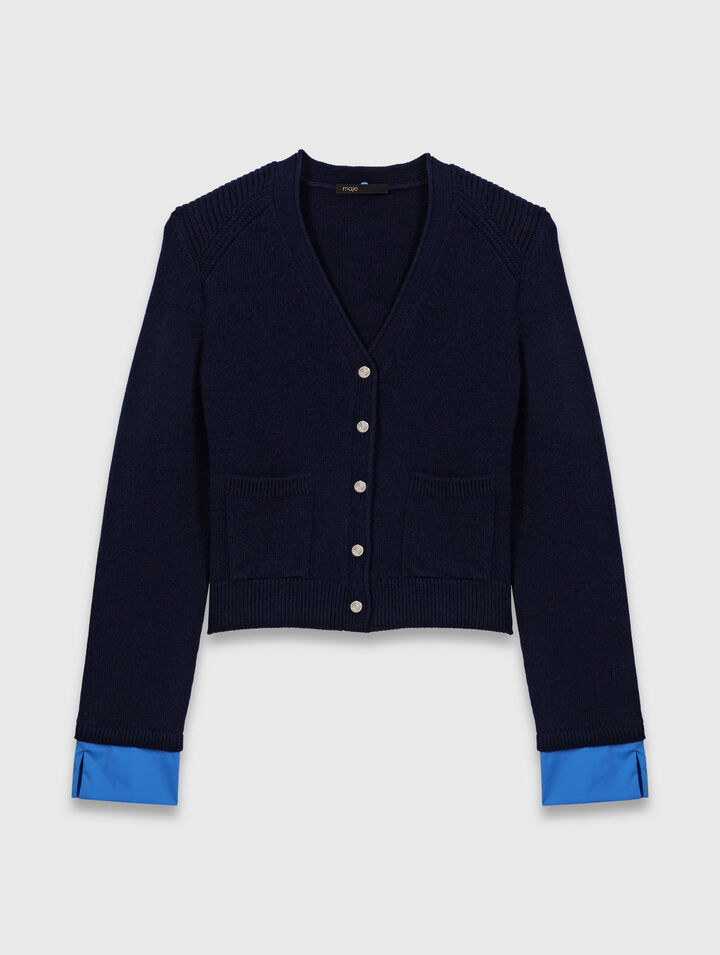 Cardigan mit abnehmbaren Details