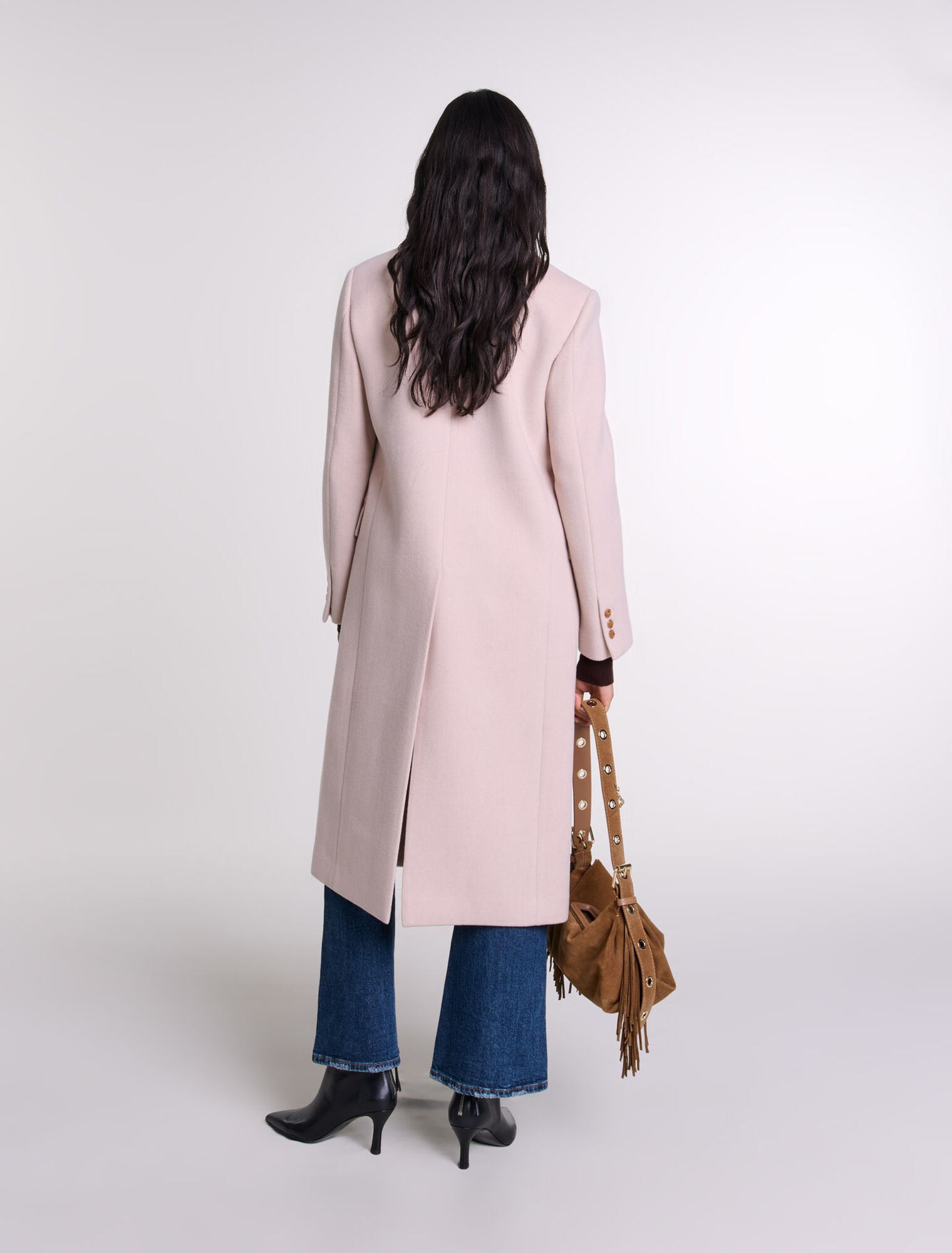 Langer gefütterter Mantel