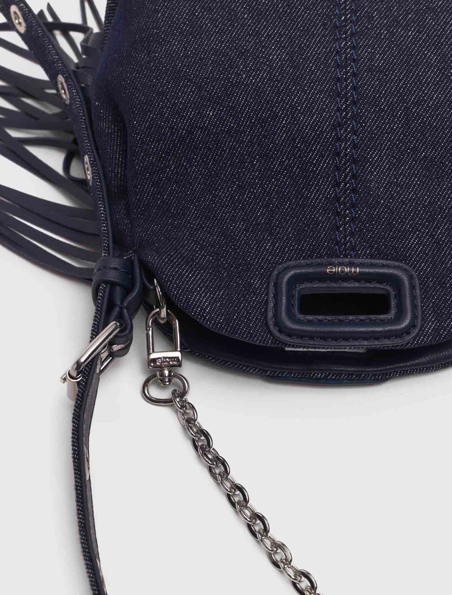Miss M Micro-Tasche aus Denim