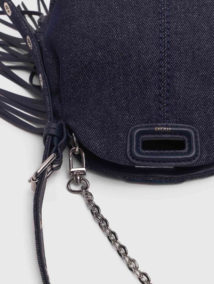 Miss M Micro-Tasche aus Denim