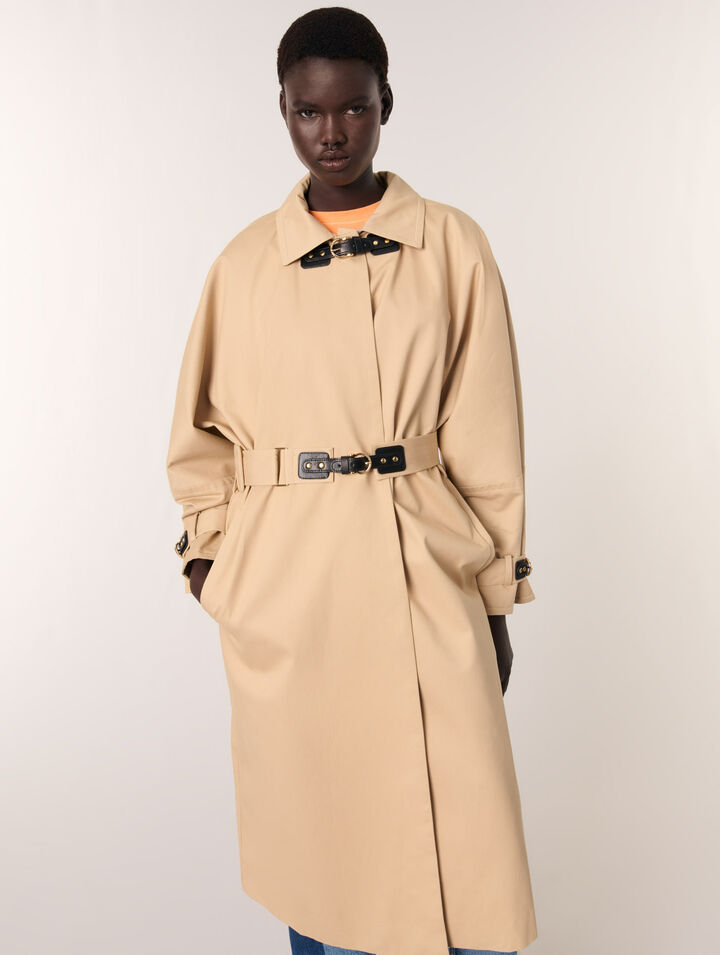 Langer Trenchcoat