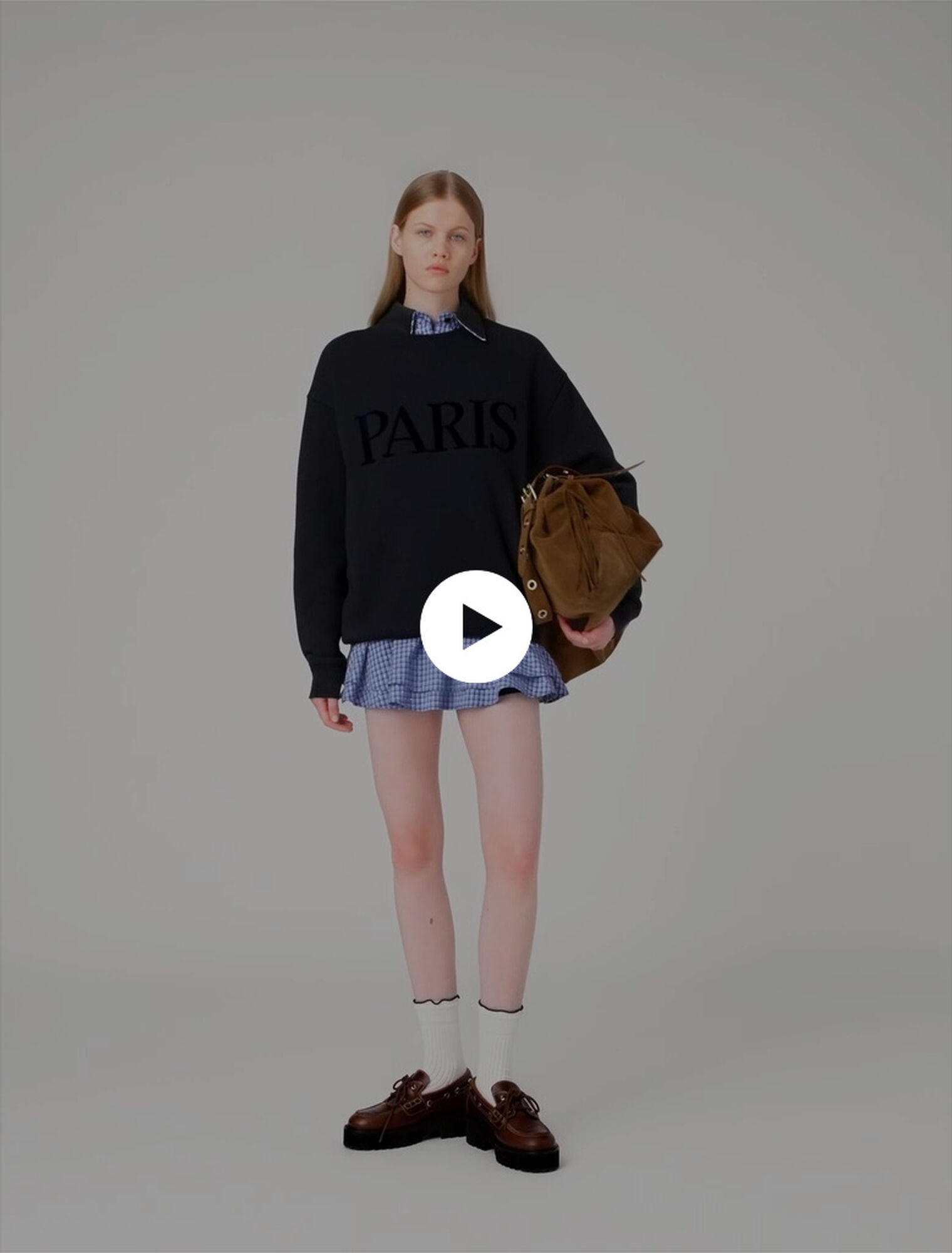 Sweatshirt mit Paris-Logo