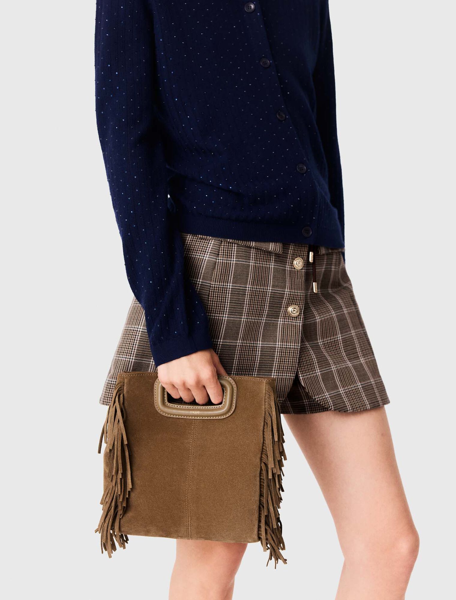 M-Tasche aus Wildleder
