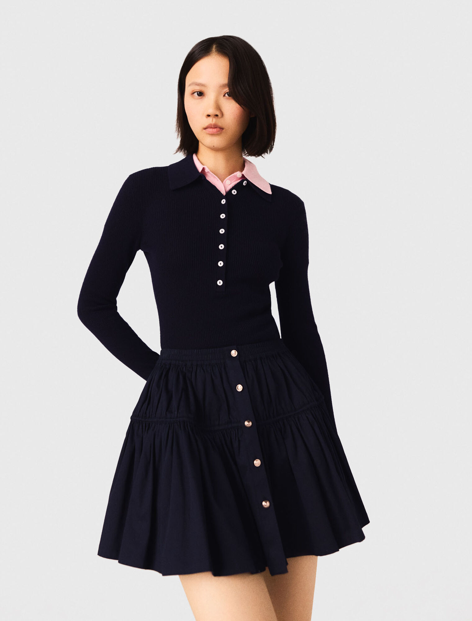 Kurzer Rock mit Gummizug